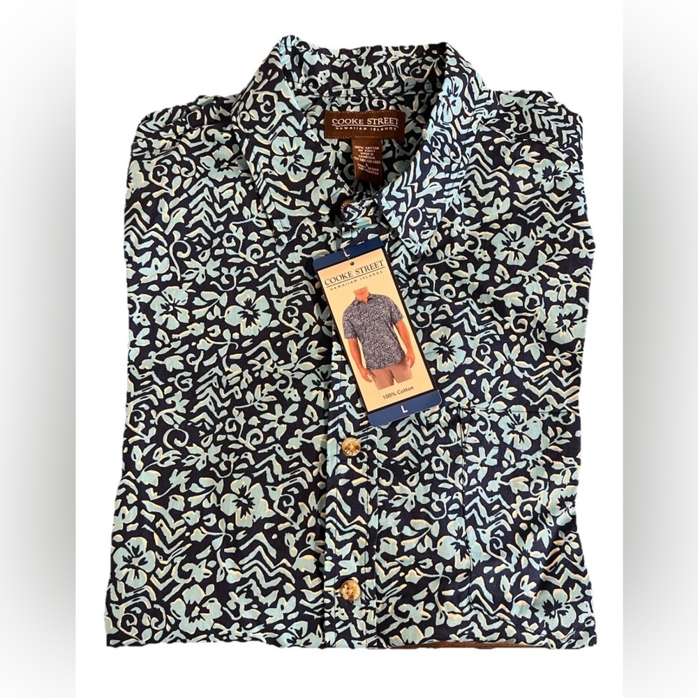 Cooke Street Honolulu Cotton Hawaiian Shirt